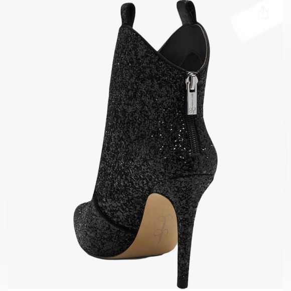 Jessica Simpson Womens Pixillez 3 Pull On Pointed Toe Ankle Boots - Picture 2 of 3